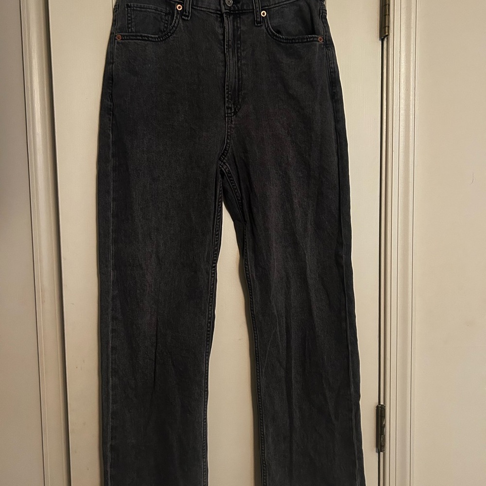 GAP Women's Relaxed Black Jeans